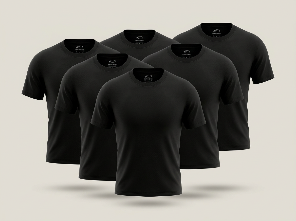 All Black Core One tee lineup